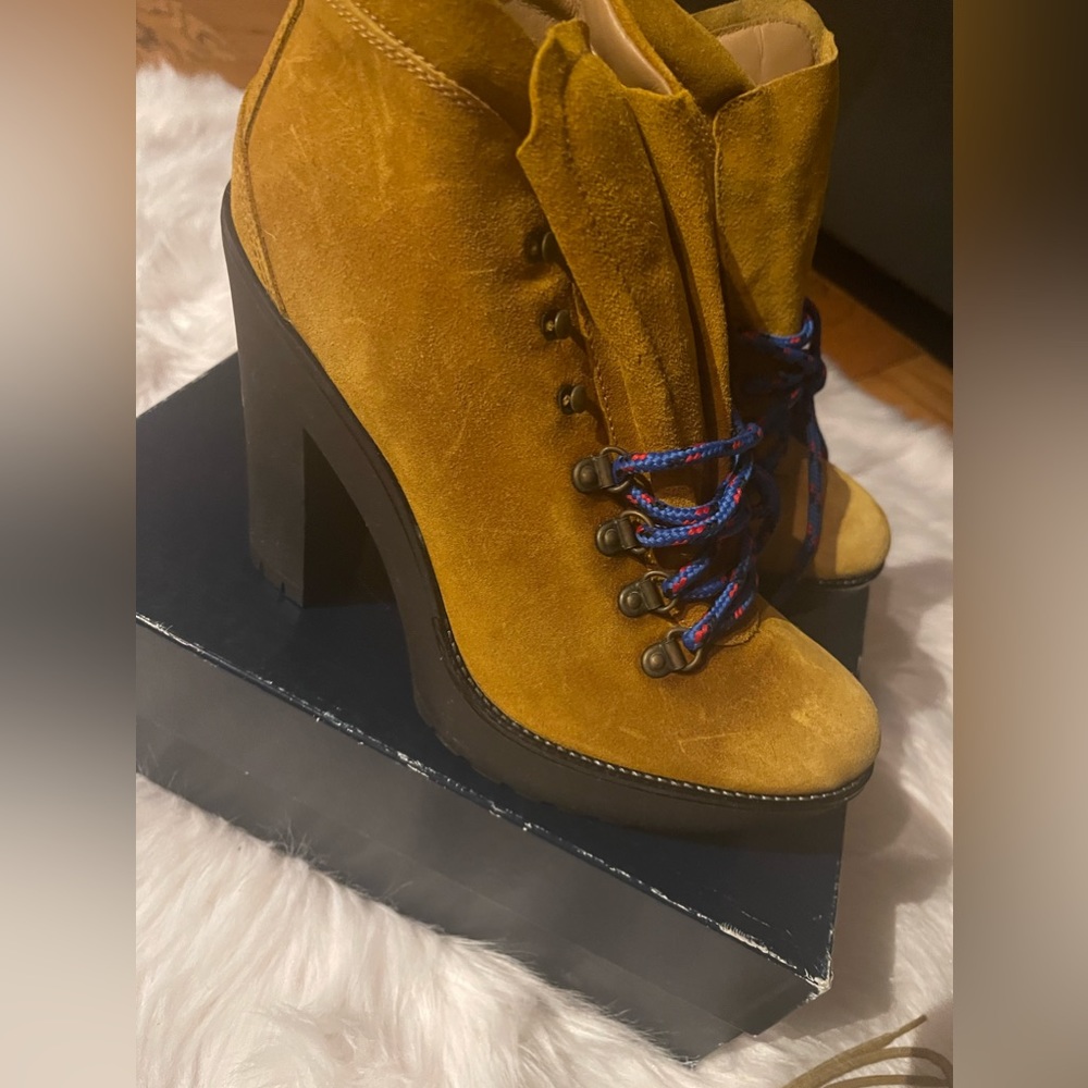 POLO Ralph Lauren Suede Lace Up Booties